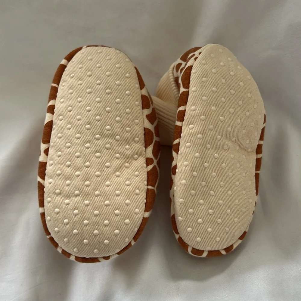 Old Navy Animal-Print Bootie Slippers 6-12M
